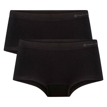 Bamboo basics Trusser 2P Sophie Seamless Hipster Sort Large Dame