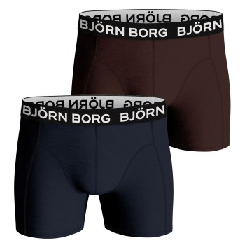 Björn Borg Bjorn Borg Bamboo Cotton Blend Boxer 2P Blå/Brun Large Herre