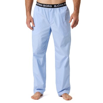 Björn Borg Core Woven Logo Pyjama Pants Lyseblå bomuld Large Herre