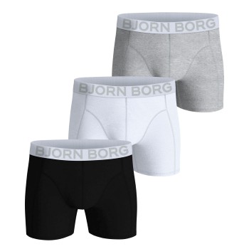 Björn Borg 3P Organic Cotton stretch Boxer Flerfarvet X-Large Herre