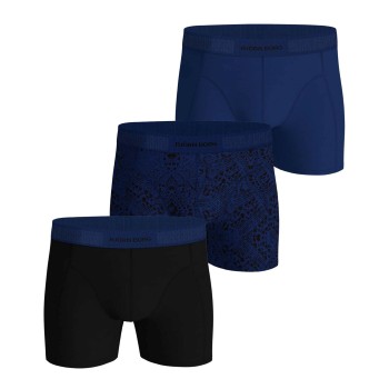 Björn Borg 3P Organic Cotton Stretch Boxer Logo Flerfarvet økologisk bomuld X-Large Herre