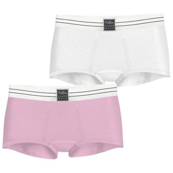 Björn Borg Trusser 2P Original Boxer Shorts Rosa/Hvid økologisk bomuld Small Dame