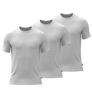 BOSS 3P Bamboo RN T-Shirt Hvid Bambus Small Herre