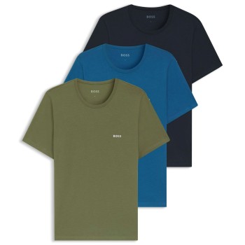 BOSS 3P Classic T ShirtRN Flerfarvet bomuld Large Herre