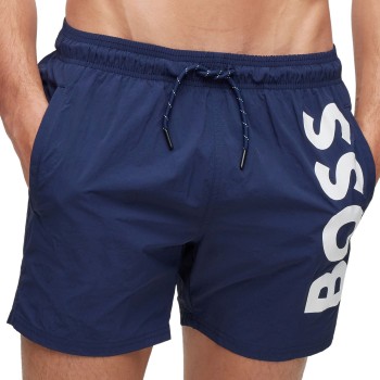 BOSS Badebukser Octopus Swimshort Marineblå polyamid Medium Herre