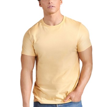 Bread & Boxers Bread and Boxer Cotton Crew Neck Lysegul økologisk bomuld Medium Herre