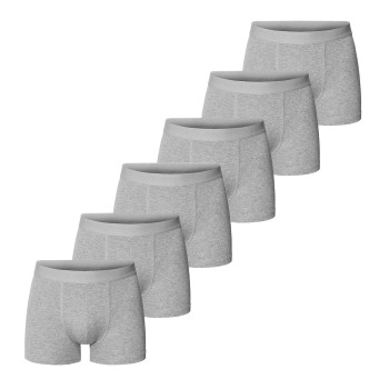 Bread & Boxers Bread and Boxers Boxer Briefs 6P Grå økologisk bomuld Small Herre