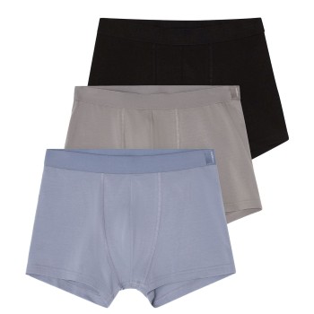 Bread & Boxers Bread and Boxers Boxer Briefs 3P Sort/Blå økologisk bomuld Small Herre