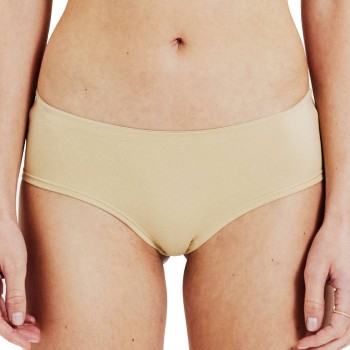 Bread & Boxers Bread and Boxers Cotton Hipsters Trusser 2P Beige økologisk bomuld X-Small Dame
