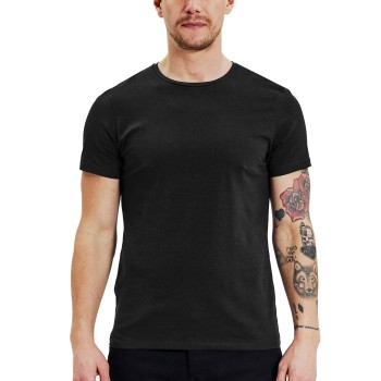 Bread & Boxers Bread and Boxers Crew Neck Sort økologisk bomuld X-Large Herre