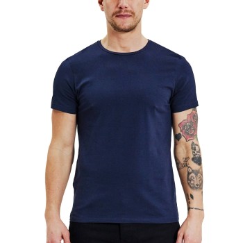 Bread & Boxers Bread and Boxers Crew Neck Mørkblå økologisk bomuld Medium Herre