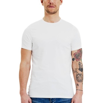 Bread & Boxers Bread and Boxers Crew Neck Hvid økologisk bomuld Large Herre