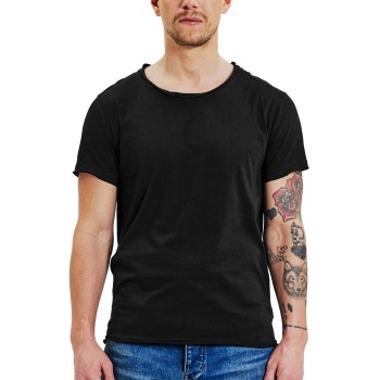 Bread & Boxers Bread and Boxers Crew Neck Relaxed Sort økologisk bomuld X-Large Herre