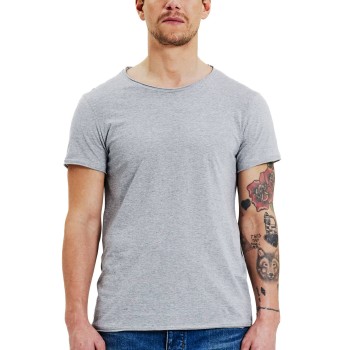 Bread & Boxers Bread and Boxers Crew Neck Relaxed Grå økologisk bomuld X-Small Herre