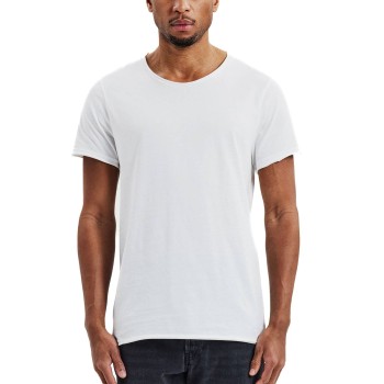 Bread & Boxers Bread and Boxers Crew Neck Relaxed Hvid økologisk bomuld Large Herre