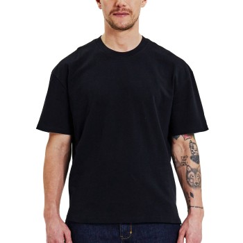 Bread & Boxers Bread and Boxers Heavy Tee T-Shirt Sort økologisk bomuld Large Herre