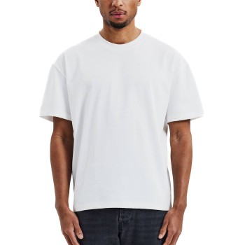 Bread & Boxers Bread and Boxers Heavy Tee T-Shirt Hvid økologisk bomuld Small Herre