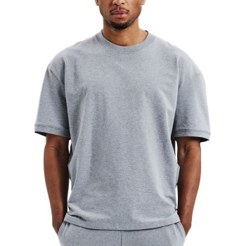 Bread & Boxers Bread and Boxers Lounge Tee Gråmelerad økologisk bomuld Medium Herre