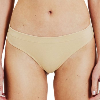 Bread & Boxers Bread and Boxers Modal Thong Trusser 2P Beige modal Medium Dame