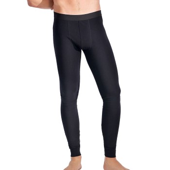 Bread & Boxers Bread and Boxers Organic Cotton Long Johns Sort økologisk bomuld Small Herre