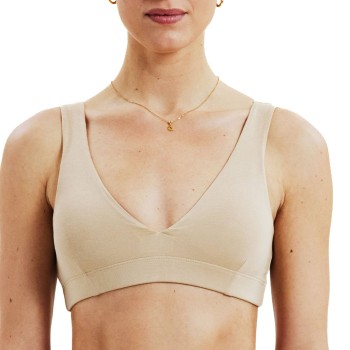 Bread & Boxers Bread and Boxers Padded Soft Bra BH Beige modal Large Dame