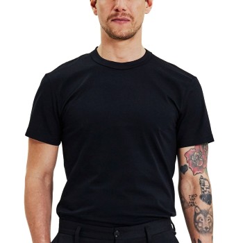 Bread & Boxers Bread and Boxers Pima Cotton Crew Neck Sort økologisk bomuld XX-Large Herre