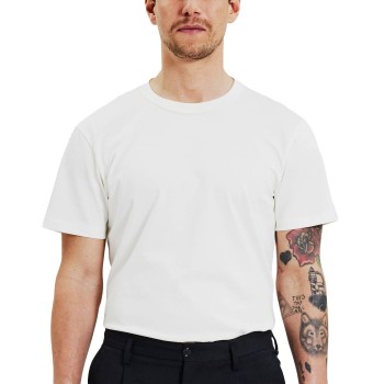 Bread & Boxers Bread and Boxers Pima Cotton Crew Neck Helhvid økologisk bomuld X-Small Herre