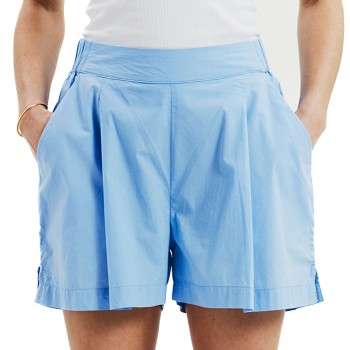 Bread & Boxers Bread and Boxers Poplin Shorts Lyseblå økologisk bomuld Medium Dame