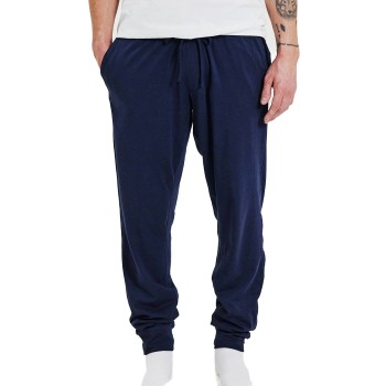 Bread & Boxers Bread and Boxers Pyjama Pants Marineblå økologisk bomuld Medium Herre