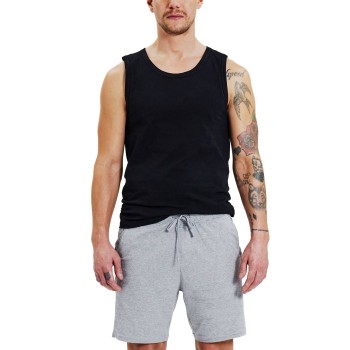 Bread & Boxers Bread and Boxers Pyjama Short Grå økologisk bomuld Large Herre