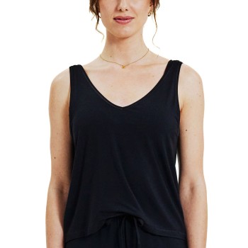 Bread & Boxers Bread and Boxers Pyjama Tank Top Sort modal X-Small Dame