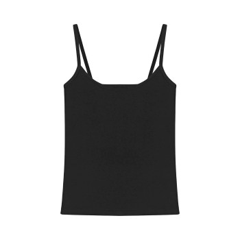 Bread & Boxers Bread and Boxers Singlet Woman Sort økologisk bomuld Large Dame