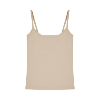 Bread & Boxers Bread and Boxers Singlet Woman Beige økologisk bomuld Small Dame