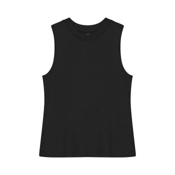 Bread & Boxers Bread and Boxers Soft Fiber Tank Top Sort viskose Large Dame