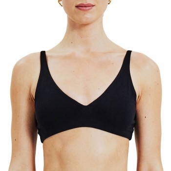 Bread & Boxers Bread and Boxers Triangle Bra BH Sort økologisk bomuld Large Dame