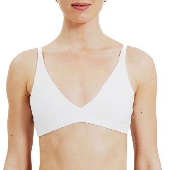 Bread & Boxers Bread and Boxers Triangle Bra BH Hvid økologisk bomuld X-Small Dame