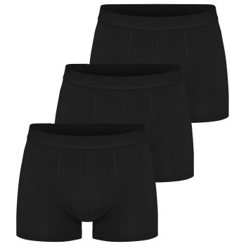 Bread & Boxers Bread and Boxers Trunks 3P Sort økologisk bomuld Large Herre