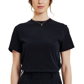 Bread & Boxers Bread and Boxers T-Shirt Classic Sort økologisk bomuld X-Small Dame