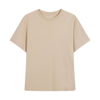Bread & Boxers Bread and Boxers T-Shirt Classic Beige økologisk bomuld Small Dame