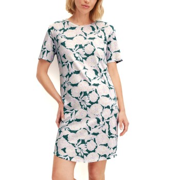 Calida Botanic Dreams Sleepshirt Jade/Grøn bomuld Large Dame
