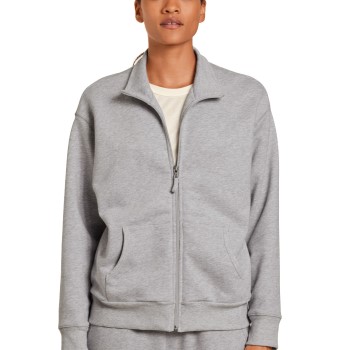 Calida Circular Lounge Jacket Gråmelerad bomuld Medium Dame