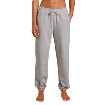 Calida Circular Lounge Pants With Cuffs Gråmelerad bomuld Small Dame