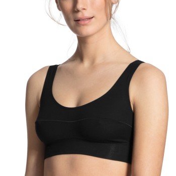 Calida BH Elastic Top Sort 992 bomuld 44-46 Dame