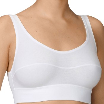 Calida BH Elastic Top Hvid 001 bomuld 48-50 Dame