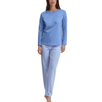 Calida Lovely Nights Pyjamas Lyseblå bomuld X-Small Dame