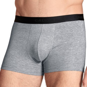 Calida 3P Natural Benefit Boxer Sort/Grå bomuld Small Herre