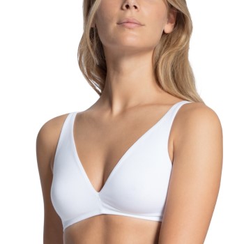 Calida BH Natural Comfort Soft Bra Hvid bomuld B 80 Dame