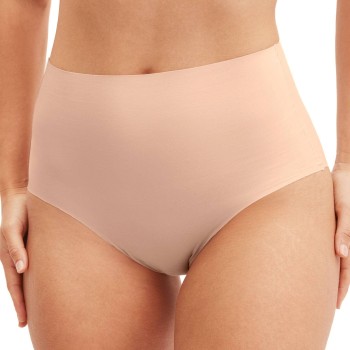 Calida Trusser Natural Skin Seamless High-Waist Brief Beige Large Dame
