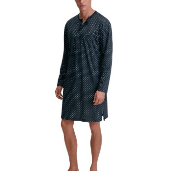 Calida Relax Streamline Nightshirt Marineblå bomuld Small Herre