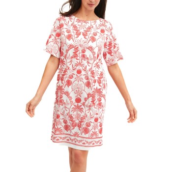 Calida Short Sleeve Nightdress Laksrosa bomuld Small Dame